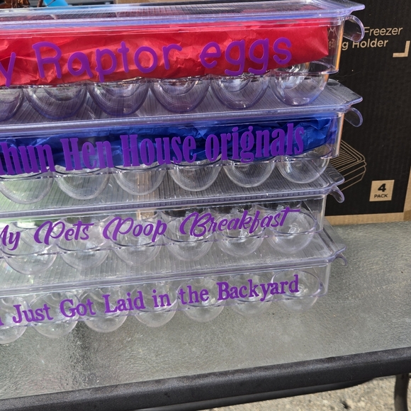 Refrigerator stackable egg holder (4) - Picture 2 of 2